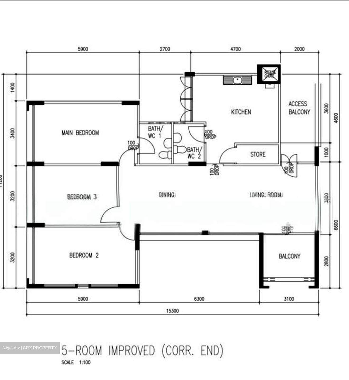 Blk 119 Mcnair Spring (Kallang/Whampoa), HDB 5 Rooms #596429871